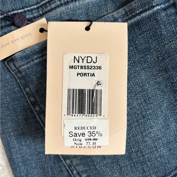 NWT NYDJ Sheri Slim Jeans in Portia - Picture 4 of 6